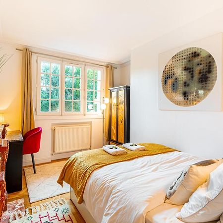 Stylish Modern Apartement - Art, Design, Garden, Villa Des Ammonites Meudon Eksteriør bilde