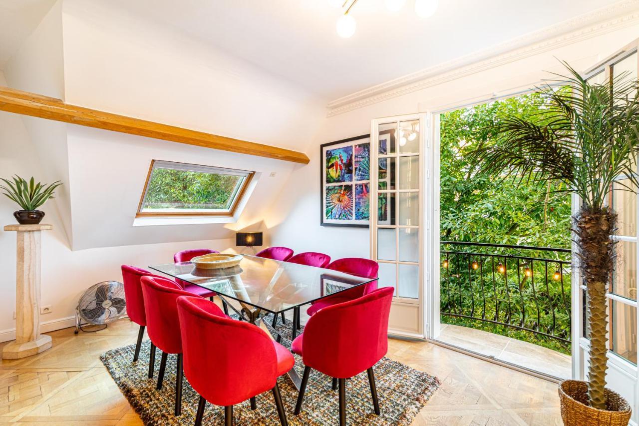 Stylish Modern Apartement - Art, Design, Garden, Villa Des Ammonites Meudon Eksteriør bilde