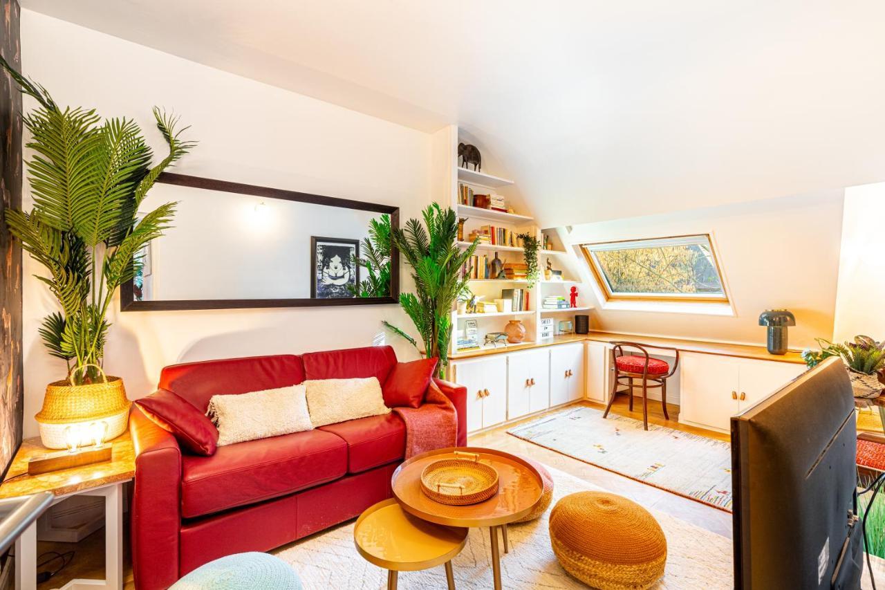 Stylish Modern Apartement - Art, Design, Garden, Villa Des Ammonites Meudon Eksteriør bilde