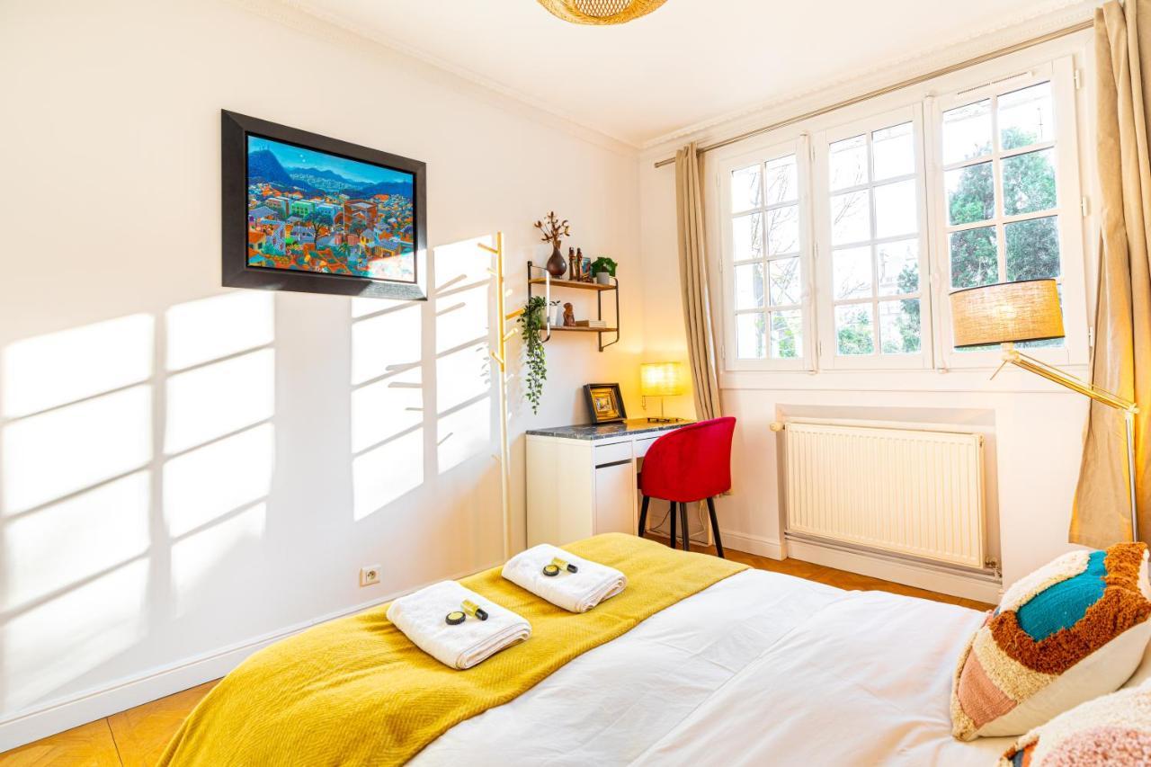 Stylish Modern Apartement - Art, Design, Garden, Villa Des Ammonites Meudon Eksteriør bilde