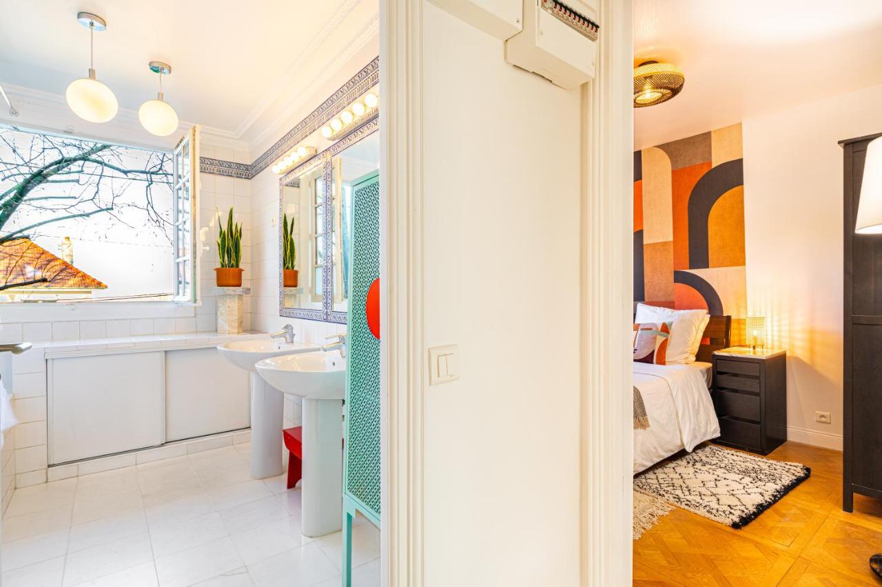 Stylish Modern Apartement - Art, Design, Garden, Villa Des Ammonites Meudon Eksteriør bilde