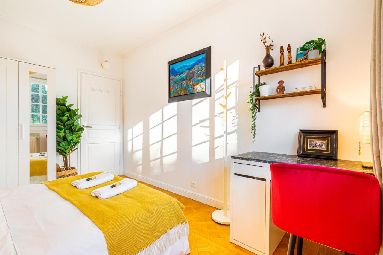 Stylish Modern Apartement - Art, Design, Garden, Villa Des Ammonites Meudon Eksteriør bilde